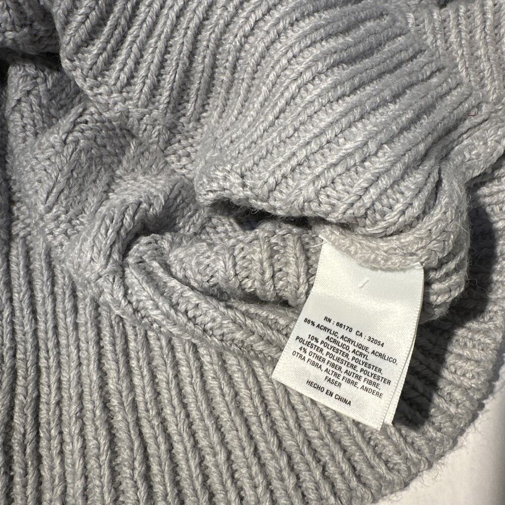 NWT ANTHROPOLOGIE Sweater Vest Women's XL Gray Sleeveless Boho Preppy Layering - Picture 7 of 13